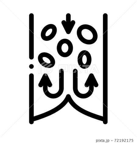 blockage of blood vessel black icon vector illustration blockage of blood vessel black icon vector illustration 72192175