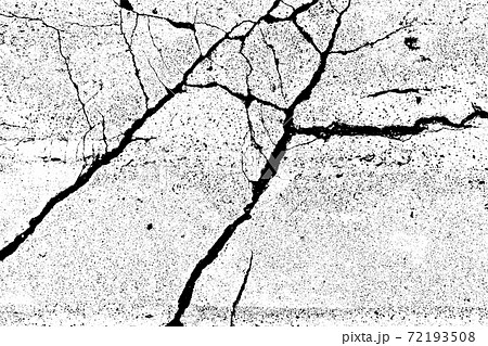 crack ground for abstract background on white background 72193508