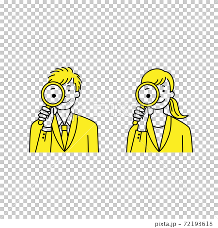 リサーチする男女 リサーチする男女 72193618