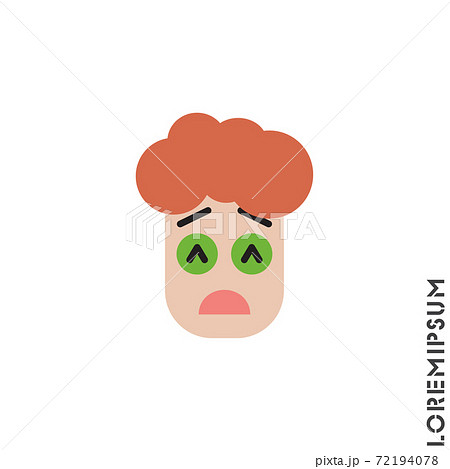 Sad Give Up Tired Emoticon boy, man Icon Vector Illustration. color Style. Very Sad Cry Stressful Emoticon Icon Vector Illustration. 72194078
