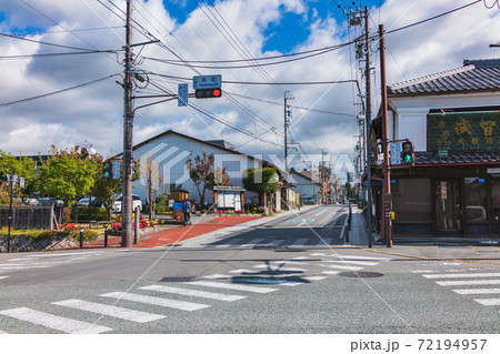 本町交差点から旧北国街道の眺め 72194957