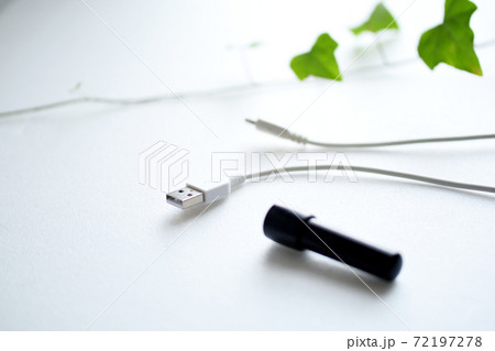 印鑑廃止、ハンコ禁止か？　議論が盛んな印鑑とUSBケーブル。 72197278