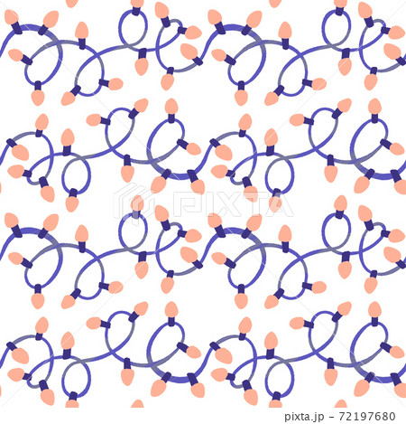 Decorative vector seamless pattern with hand drawn decorative flashlights. 72197680