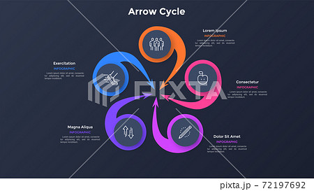 Modern Infographic Vector Template 72197692