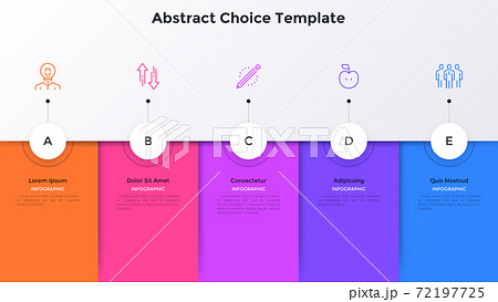 Modern Infographic Vector Template 72197725