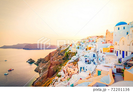 beautiful details of Santorini island, Greece 72201136