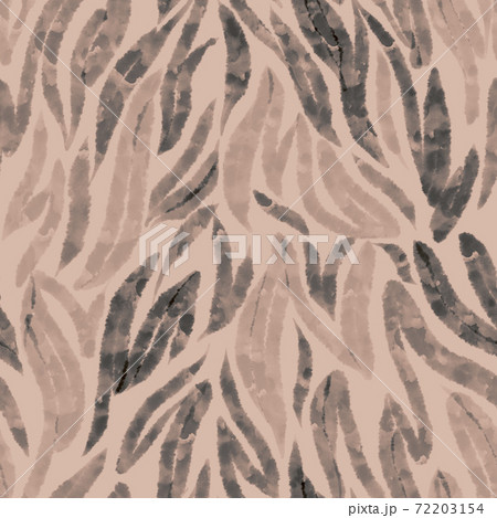 Watercolor stripes forming zebra skin ornament. Simple geometric seamless pattern made of wavy lines. Watercolor stripes forming zebra skin ornament. Simple geometric seamless pattern made of wavy lines. 72203154