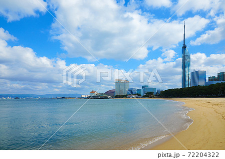 シーサイドももち海浜公園　マリゾンなど　福岡タワー 72204322