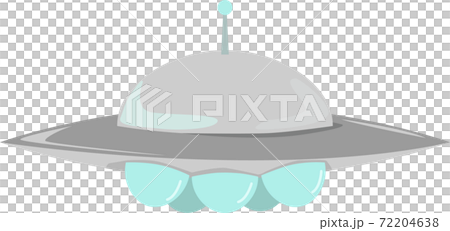 シンプルなufoのイラスト 72204638