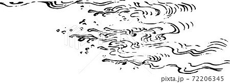 水しぶき 上用 のイラスト素材