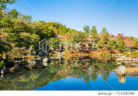 秋の京都　天龍寺　曹源池 72208590