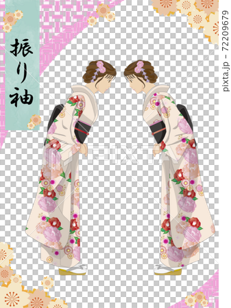 和服鞦韆袖成人儀式 和服鞦韆袖成人儀式 72209679