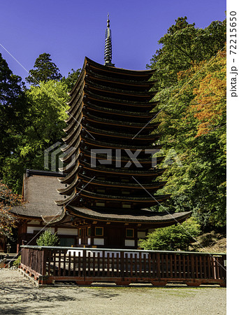 談山神社　十三重塔　奈良県桜井市 72215650