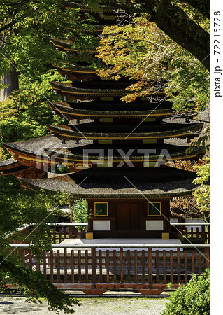 談山神社　十三重塔　奈良県桜井市 72215728