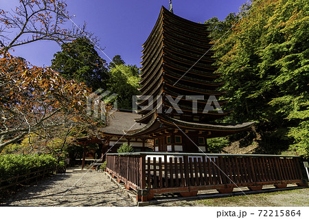 談山神社　十三重塔　奈良県桜井市 72215864