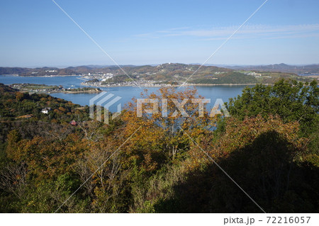 岡山県の前島の美しい風景 岡山県の前島の美しい風景 72216057