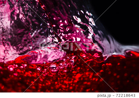 Red wine on black background 72218643