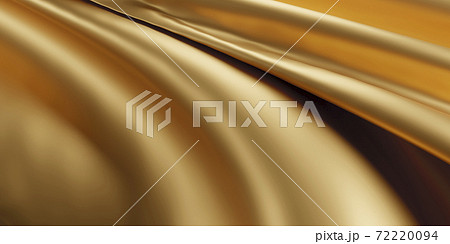 Gold luxury fabric background 3d render Gold luxury fabric background 3d render 72220094