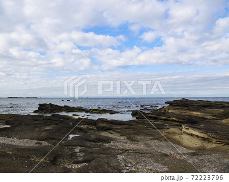 湘南三浦半島神奈川県三浦市油壷の冬 72223796