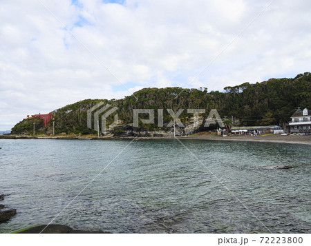 湘南三浦半島神奈川県三浦市油壷の冬 72223800