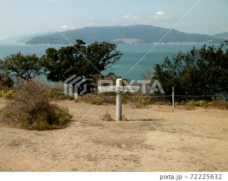 日本標準時子午線　日本最南端の地　友ヶ島 72225632