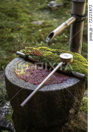 【秋】柳谷観音の花手水 72225872