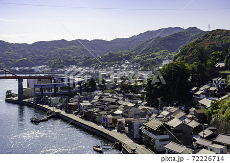 音戸の瀬戸　音戸大橋　広島県呉市 72226714