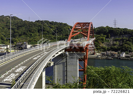 音戸の瀬戸　第二音戸大橋　広島県呉市 72226821