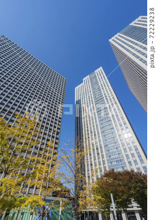 【東京都】都市景観 霞テラスのビル群 【東京都】都市景観 霞テラスのビル群 72229238
