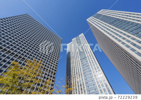 【東京都】都市景観 霞テラスのビル群 72229239