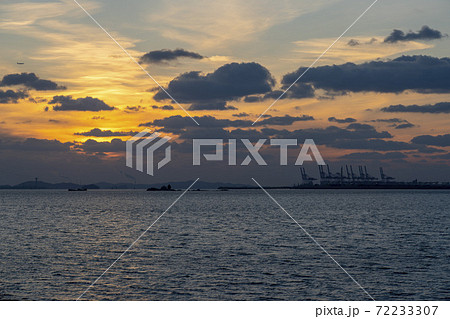 空 海 日没 72233307