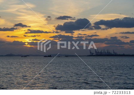 空 海 日没 72233313