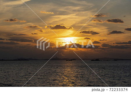 空 海 日没 72233374