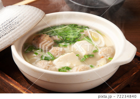 鶏つみれと豆腐の鍋 鶏つみれと豆腐の鍋 72234840