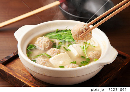 鶏つみれと豆腐の鍋 鶏つみれと豆腐の鍋 72234845