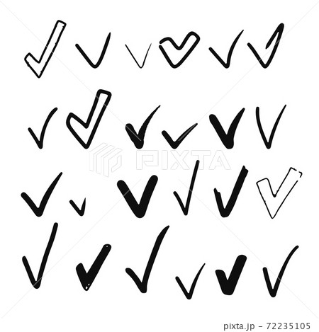 Black app check mark icon isolated on white background. Black app check mark icon isolated on white background. 72235105