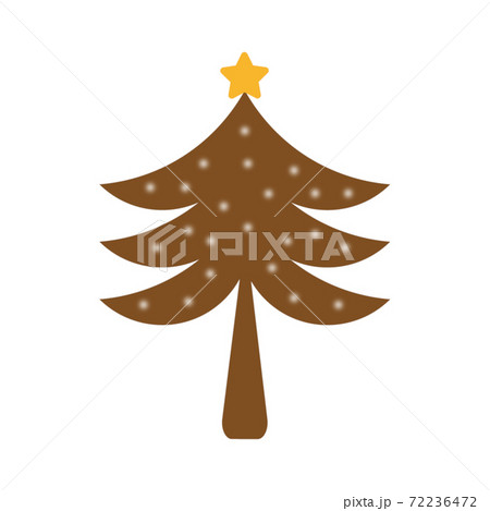 クリスマスツリー　ブラウン 72236472