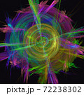 Abstract multi-colored fractal background image 72238302