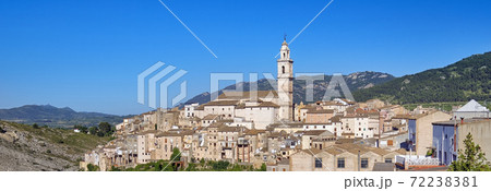 Panoramic image Picturesque Bocairent village 72238381