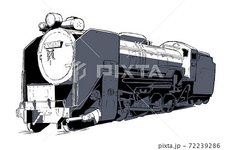 機関車のイラスト素材