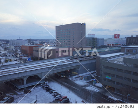 帯広駅前風景_北海道 帯広駅前風景_北海道 72240692