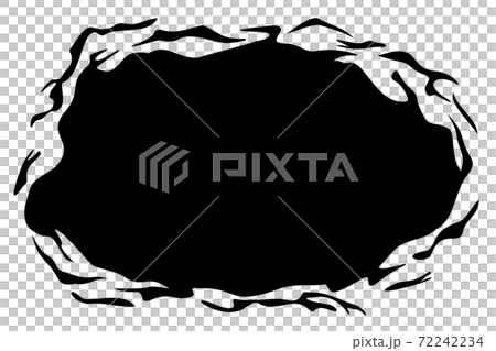 漫画でよく使われる不穏な漫画風背景 吹き出し 邪念のイラスト素材