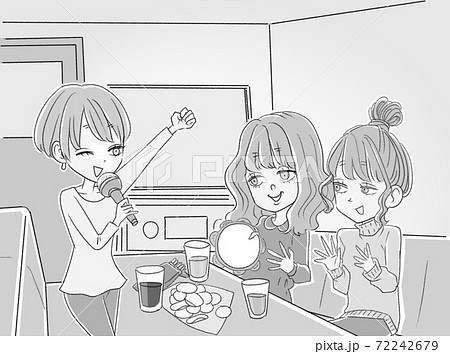 コロナウイルス関連イラスト コロナウイルス関連イラスト 72242679