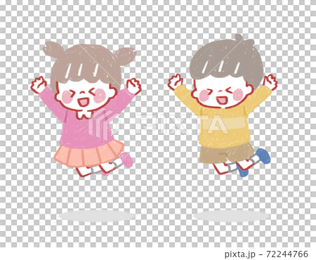 こども_ジャンプ_楽しい 72244766