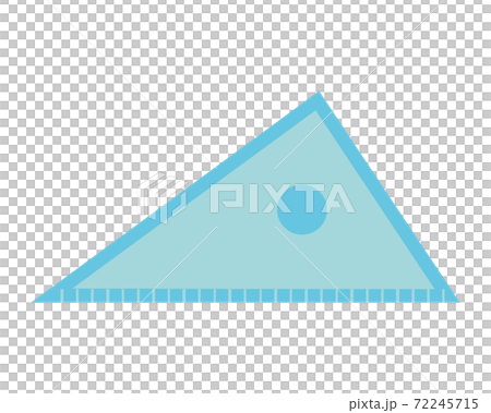 定規のベクターイラスト 物差し 三角定規のイラスト素材