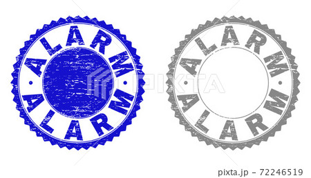 Textured ALARM Grunge Stamps 72246519