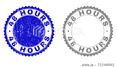 Textured 48 HOURS Grunge Stamp Seals Textured 48 HOURS Grunge Stamp Seals 72248093