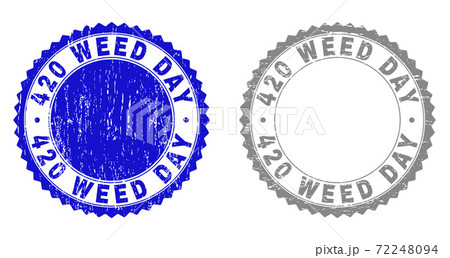 Textured 420 WEED DAY Grunge Stamp Seals Textured 420 WEED DAY Grunge Stamp Seals 72248094