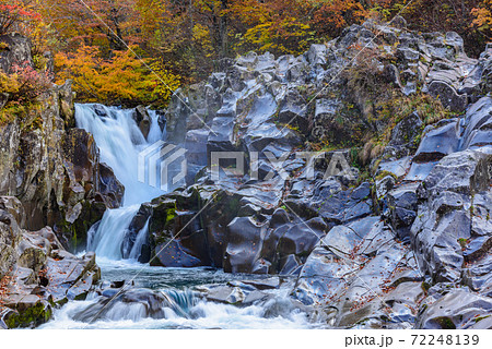 秋の法体の滝 72248139