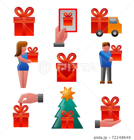gifts icon set 72248649
